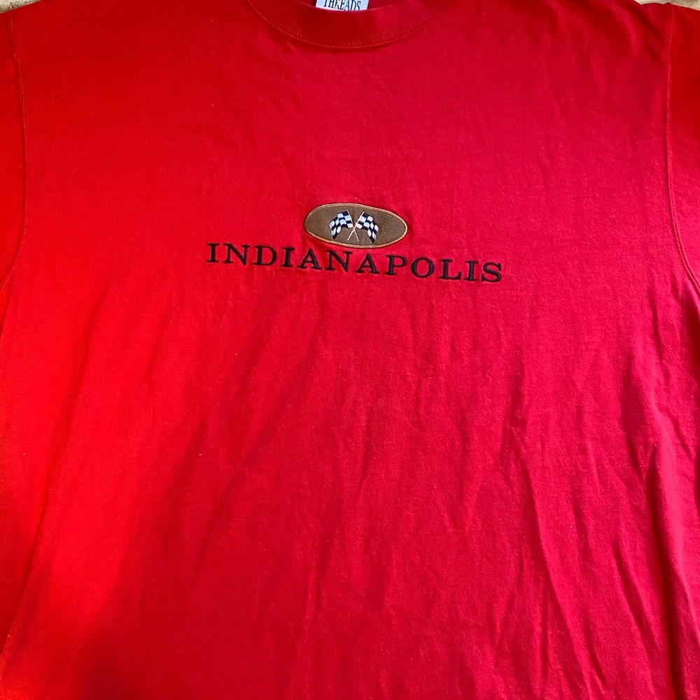 Vintage Indianapolis 500 Red Men's Shirt